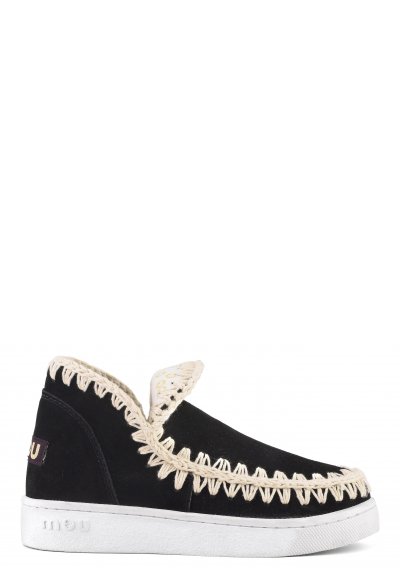 summer eskimo sneaker perforated suede BKWH