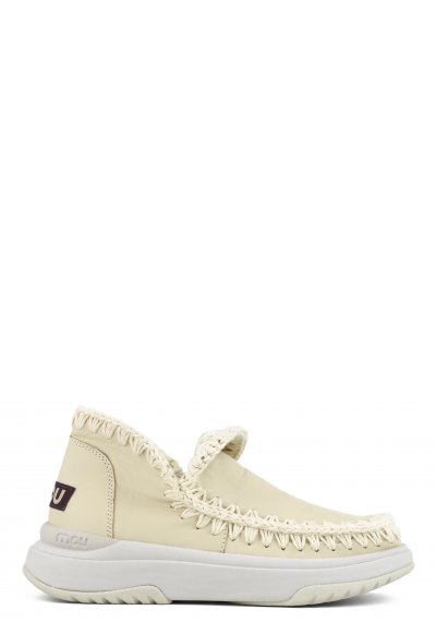 Jogger plain leather