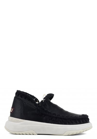 Jogger plain leather