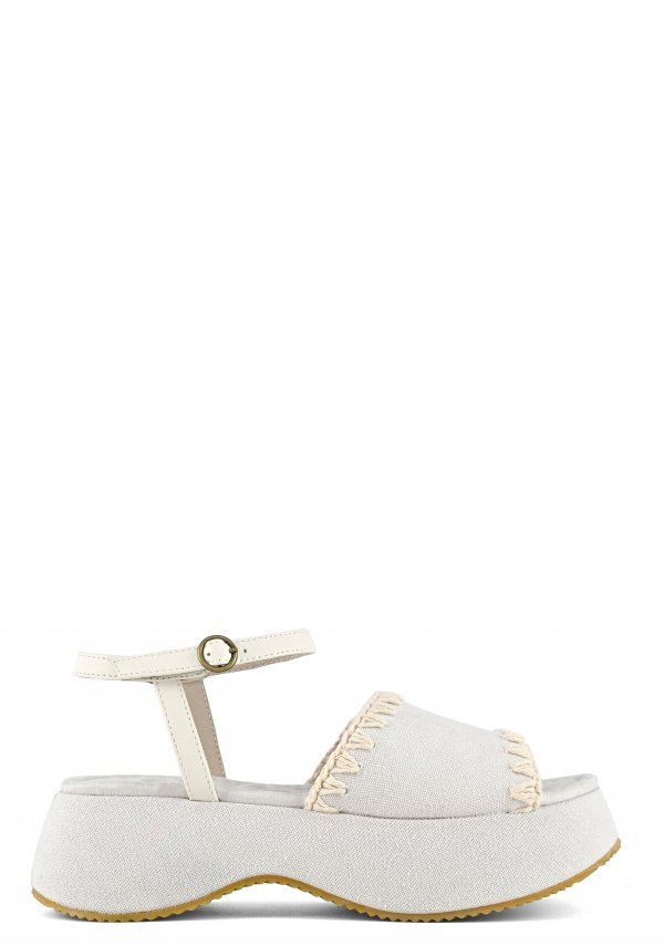 Chunky low height ankle strap RWWHI