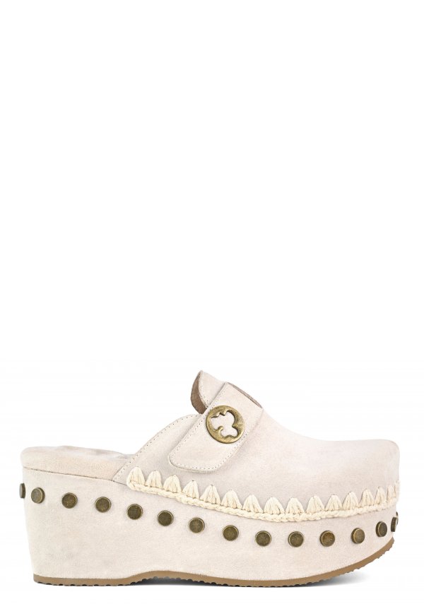 Clog plain suede CHLK