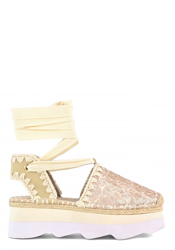 Espa sandal micro sequins MSQNAT