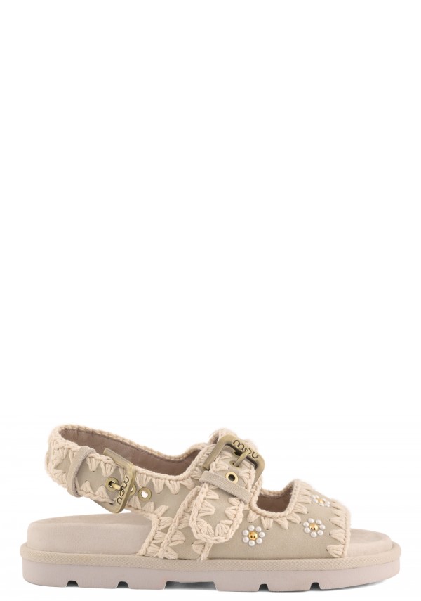 Low Bio Sandal Flower Studs CHLK