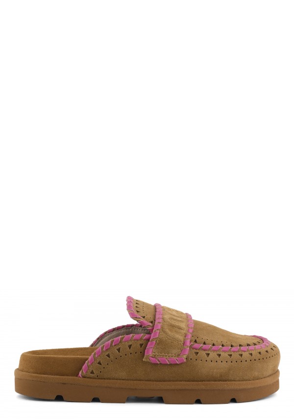 Low Bio Sabot Leather Stitching COG