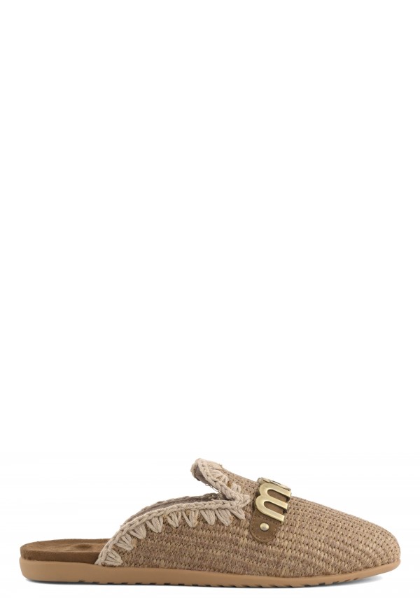 Open heel ballerina raffia RDPBRO