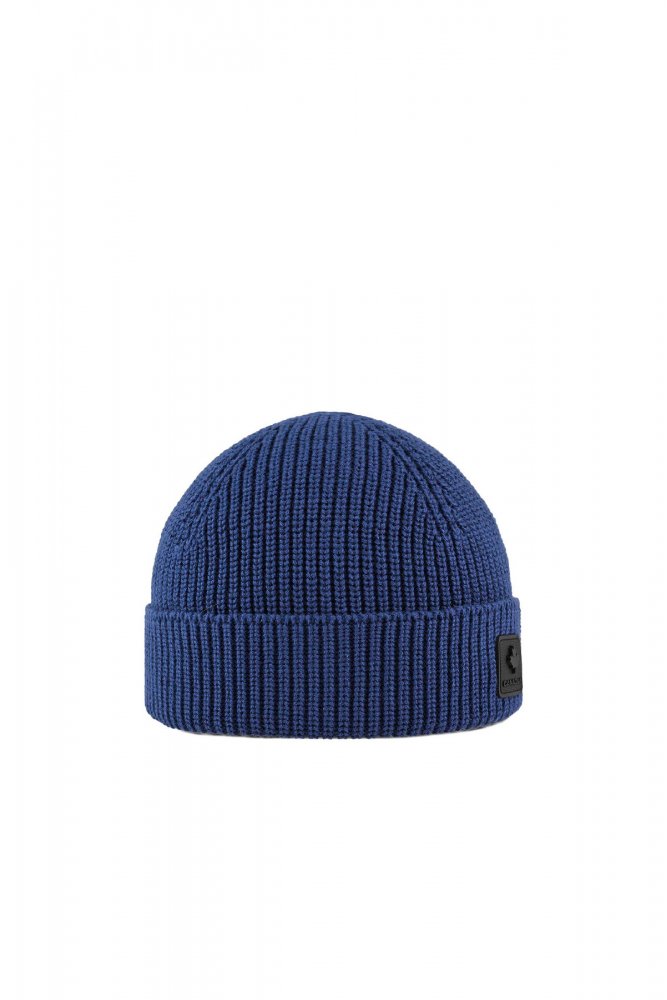 Ribbed short beanie