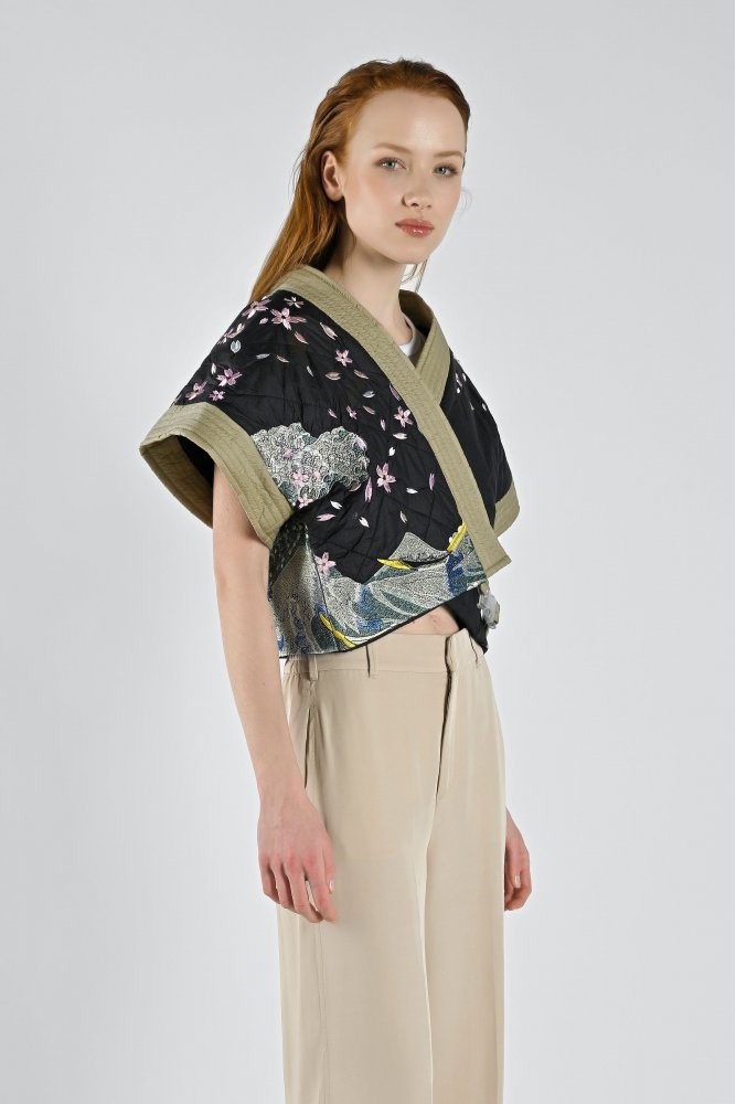 Zoe Short Sleeves Kimono
