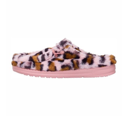 Wendy slipper leo fur