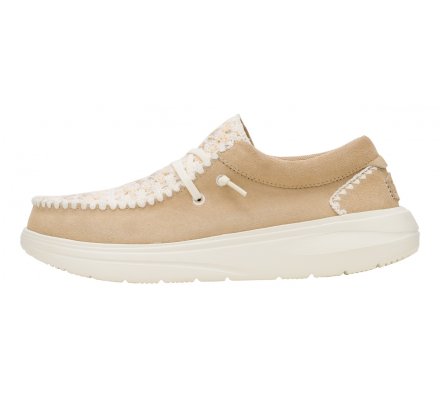 Wendy comf suede crochet